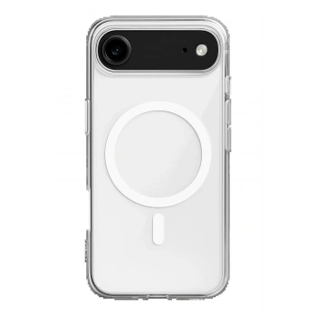 iPhone 17 Air Kılıf Magneticsafe Şeffaf Silikon - Şeffaf