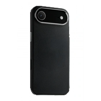 iPhone 17 Air Wonder Deri Magsafe Kapak - Siyah
