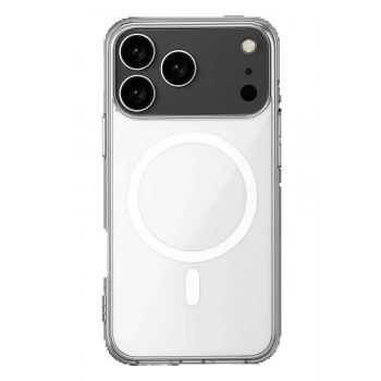 iPhone 17 Pro Max Kılıf Magneticsafe Şeffaf Silikon - Şeffaf