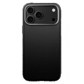 iPhone 17 Pro Max Wonder Deri Magsafe Kapak - Siyah
