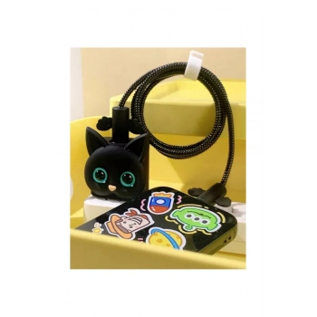 Iphone 18w/20w Uyumlu Şarj Aleti Kılıfı, Şarj Kablosu Örme Aparatı, Toparlayıcı,