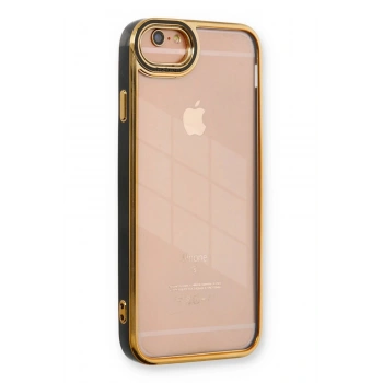 iPhone 6 Kılıf Liva Lens Silikon - Siyah