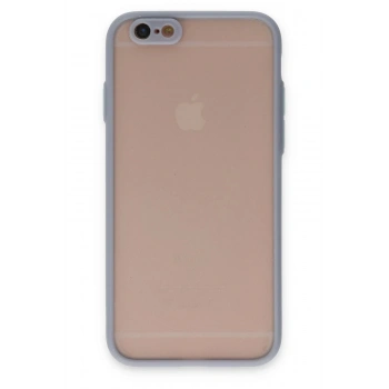 iPhone 6 Kılıf Montreal Silikon Kapak - Gri