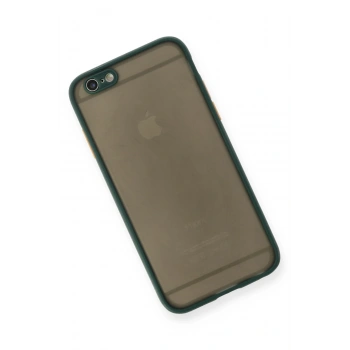 iPhone 6 Kılıf Montreal Silikon Kapak - Yeşil