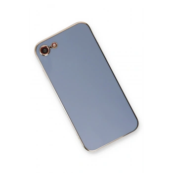 iPhone 7 Kılıf Volet Silikon - Mavi