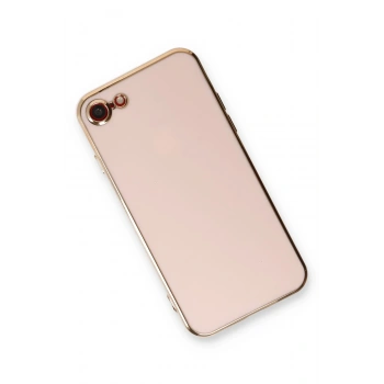 iPhone 7 Kılıf Volet Silikon - Pembe