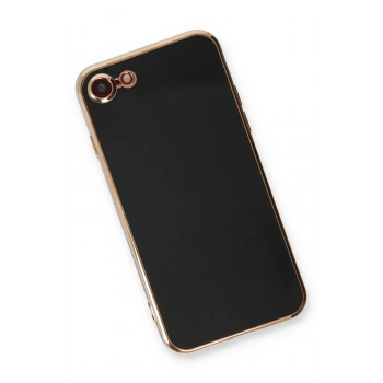 iPhone 7 Kılıf Volet Silikon - Siyah