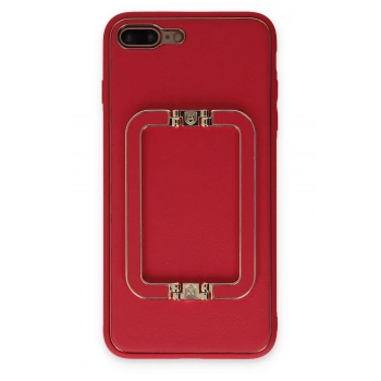 iPhone 7 Plus Kılıf Coco Elit Kapak - Kırmızı
