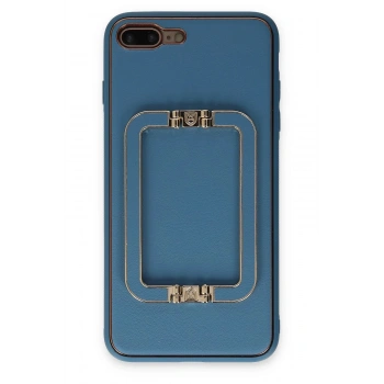 iPhone 7 Plus Kılıf Coco Elit Kapak - Mavi