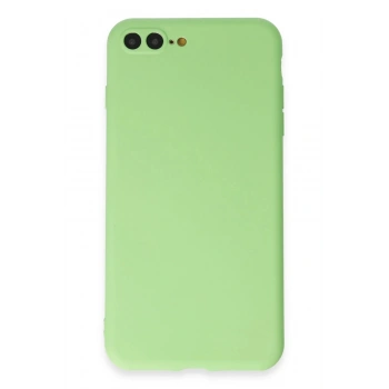 iPhone 7 Plus Kılıf First Silikon - Açık Yeşil