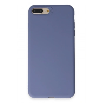 iPhone 7 Plus Kılıf First Silikon - Gri