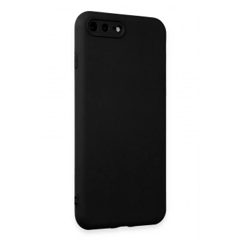 iPhone 7 Plus Kılıf First Silikon - Siyah