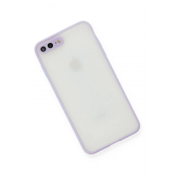 iPhone 7 Plus Kılıf Montreal Silikon Kapak - Mor