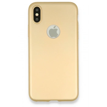 iPhone X Kılıf First Silikon - Gold