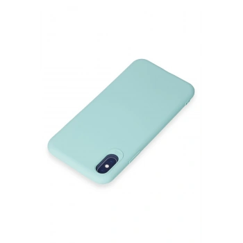 iPhone X Kılıf First Silikon - Turkuaz