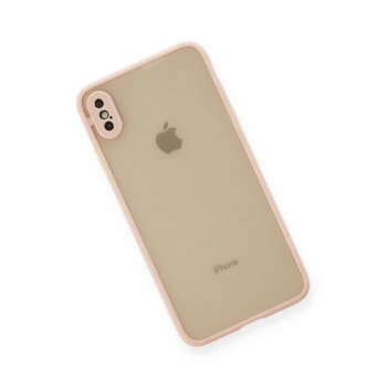 iPhone X Kılıf Montreal Silikon Kapak - Pembe