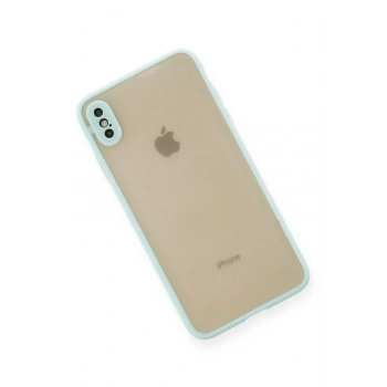 iPhone X Kılıf Montreal Silikon Kapak - Turkuaz