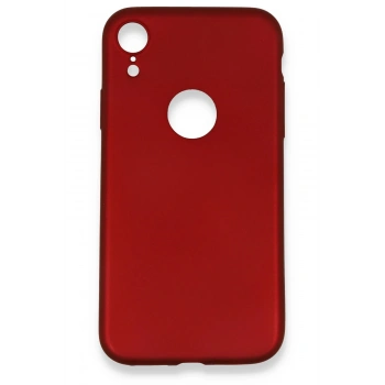 iPhone XR Kılıf First Silikon - Bordo