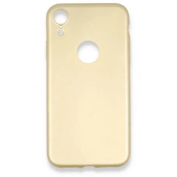 iPhone XR Kılıf First Silikon - Gold