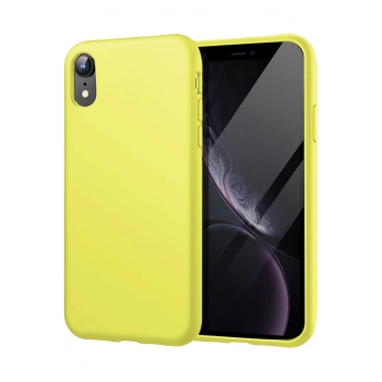 iPhone XR Kılıf First Silikon - Parlak Yeşil