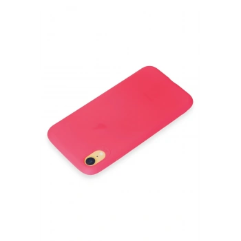 iPhone XR Kılıf First Silikon - Pembe
