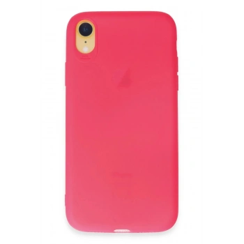 iPhone XR Kılıf First Silikon - Pembe