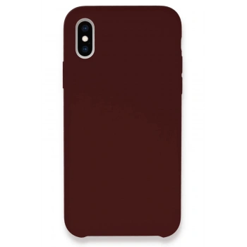 iPhone XS Max Kılıf Lansman Legant Silikon - Bordo