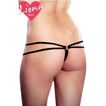 İpli Büyük Beden Tanga