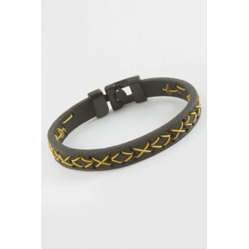 İpli Kaliteli Suni Deri Bileklik