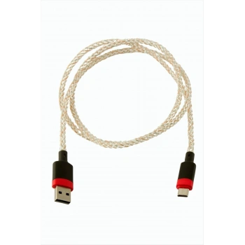 Işıklı Type-C USB Data Şarj Kablosu