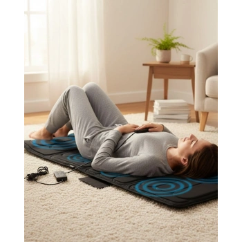 Isıtmalı Masaj Minderi 5 Masaj Modu Ve 3 Seviye Yoğunluk