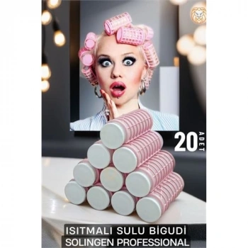 Isıtmalı Sulu Bigudi 2.5 cm 20 Adet Solingen Professional 719838