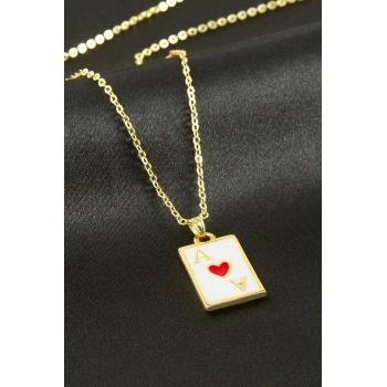 İskambil Mineli Kolye