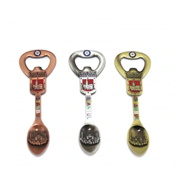 İstanbul Temalı Metal Magnet Ve Açacak Kaşık Tasarımlı