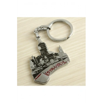 İstanbul Yazılı Metal Anahtarlık