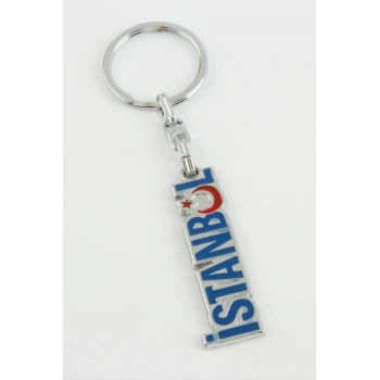 İstanbul Yazılı Metal Anahtarlık