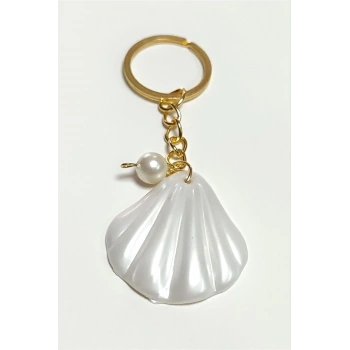 İstiridye İnci Anahtarlık