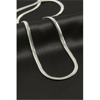 İtalyan Zincir Çelik Kolye 55 cm