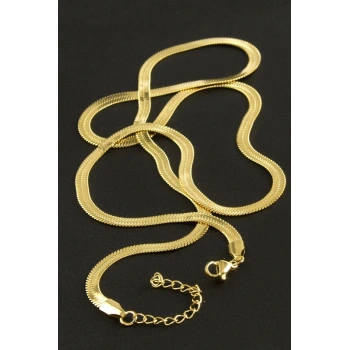 İtalyan Zincir Çelik Kolye 60 cm