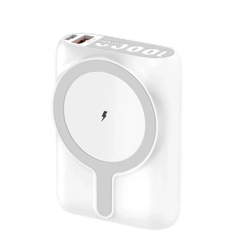 J31 10.000 mAh 20W PD Magsafe Powerbank - Beyaz