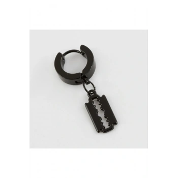 Jilet Figürlü Çelik Erkek Küpe 1 Adet