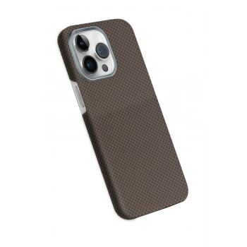  Apple iPhone 15 Pro Max Volt Magsafe Kapak - Kahverengi