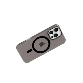  Apple iPhone 16 Pro Max PC Blank Magsafe Kapak - Siyah