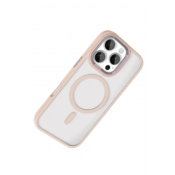  Apple iPhone 16 Pro Max Terea Magsafe Kapak - Pembe