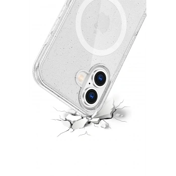  Apple iPhone 16 Star Magsafe Kapak - Şeffaf