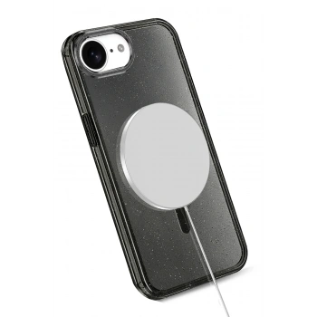  Apple iPhone 16E Star Magsafe Kapak - Siyah