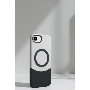  Apple iPhone 16E Velar Magsafe Kapak - Kırmızı