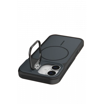  Apple iPhone 17 Pale Magsafe Standlı Kapak - Siyah