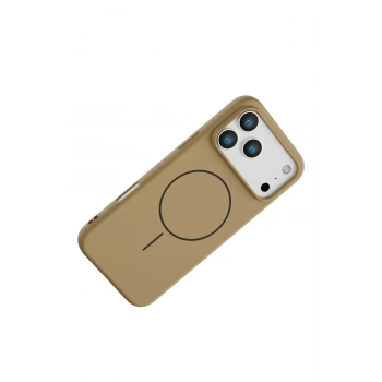  Apple iPhone 17 Pro Jully Magsafe Kapak - Çöl Titanyum