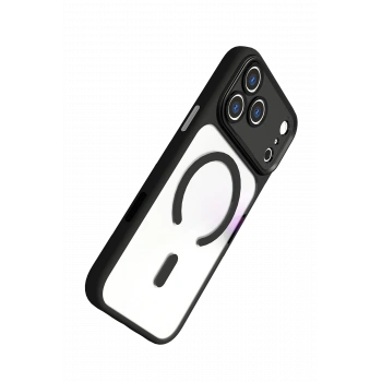  Apple iPhone 17 Pro Max Hazar Magsafe Kapak - Siyah